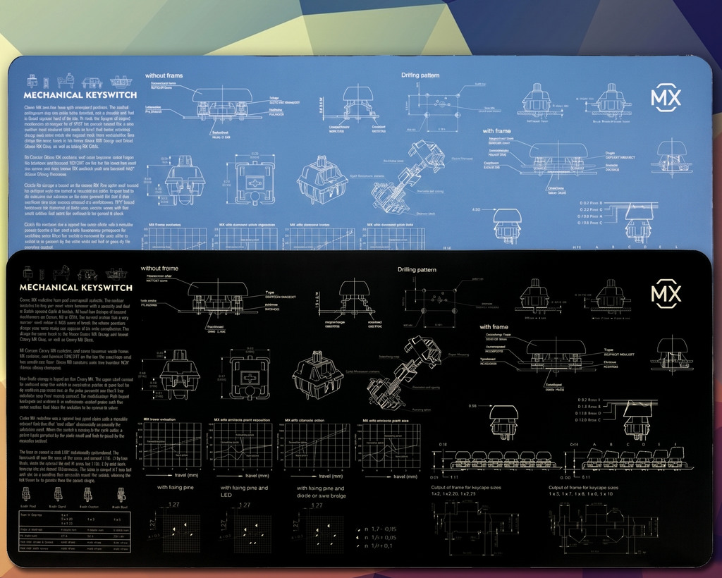 Blueprint XL Deskpad- Tu zona de trabajo cómoda