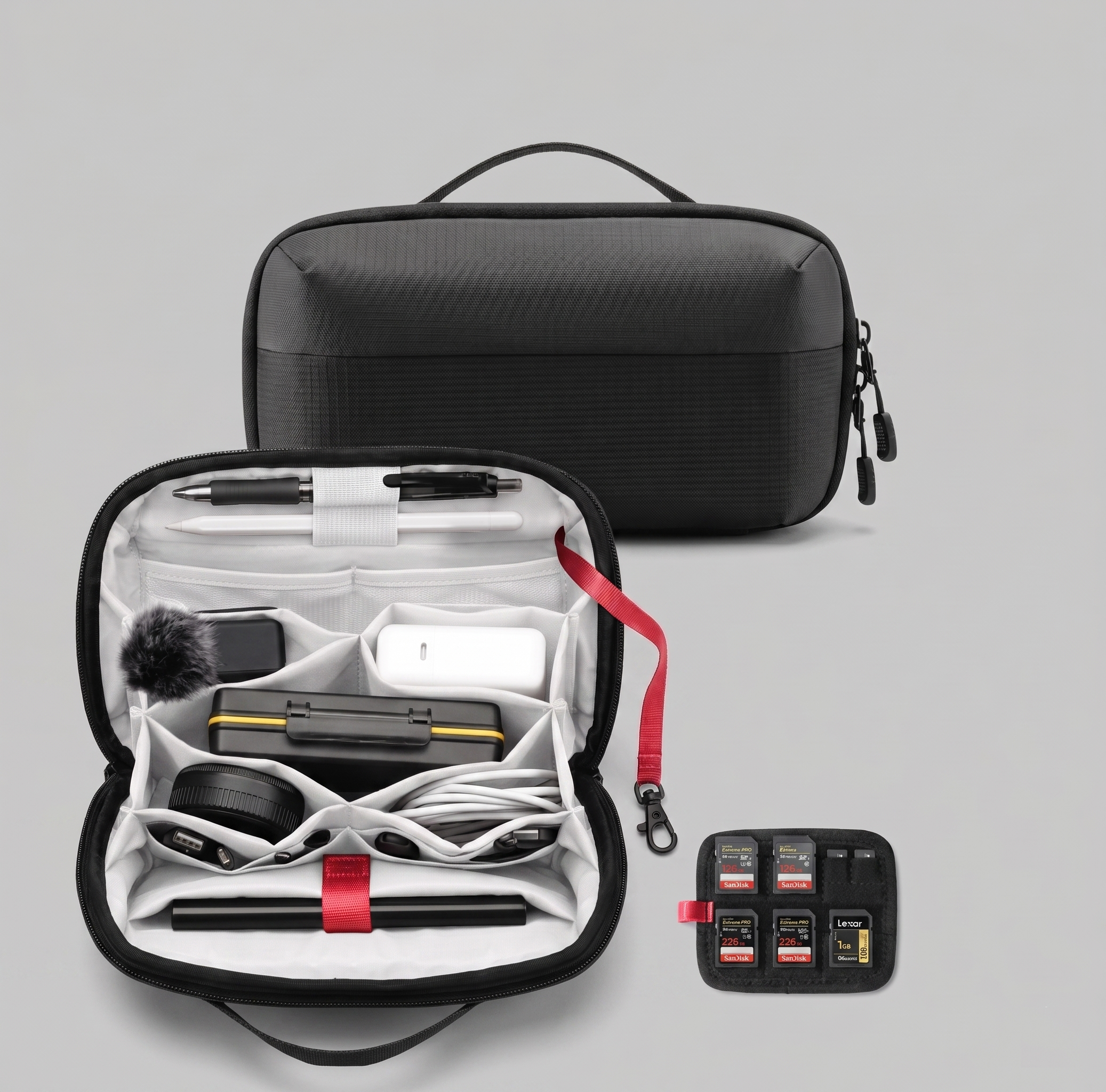 Travel Tech Case-Tus escenciales bien organizados